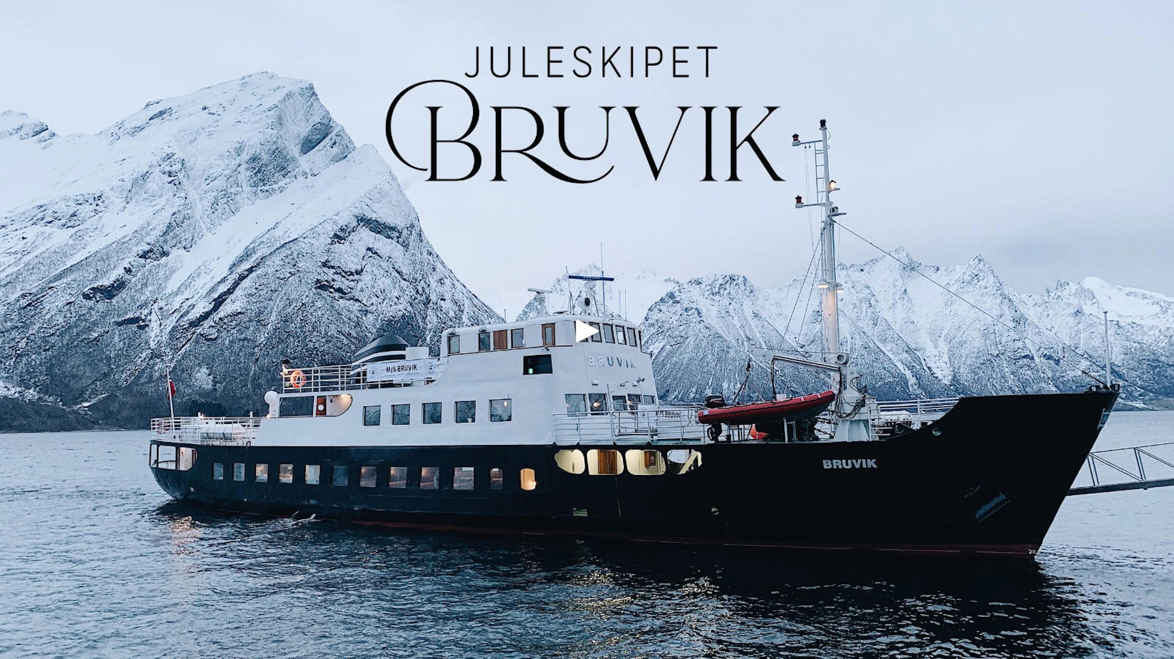 Das Weihnachtsschiff Bruvik