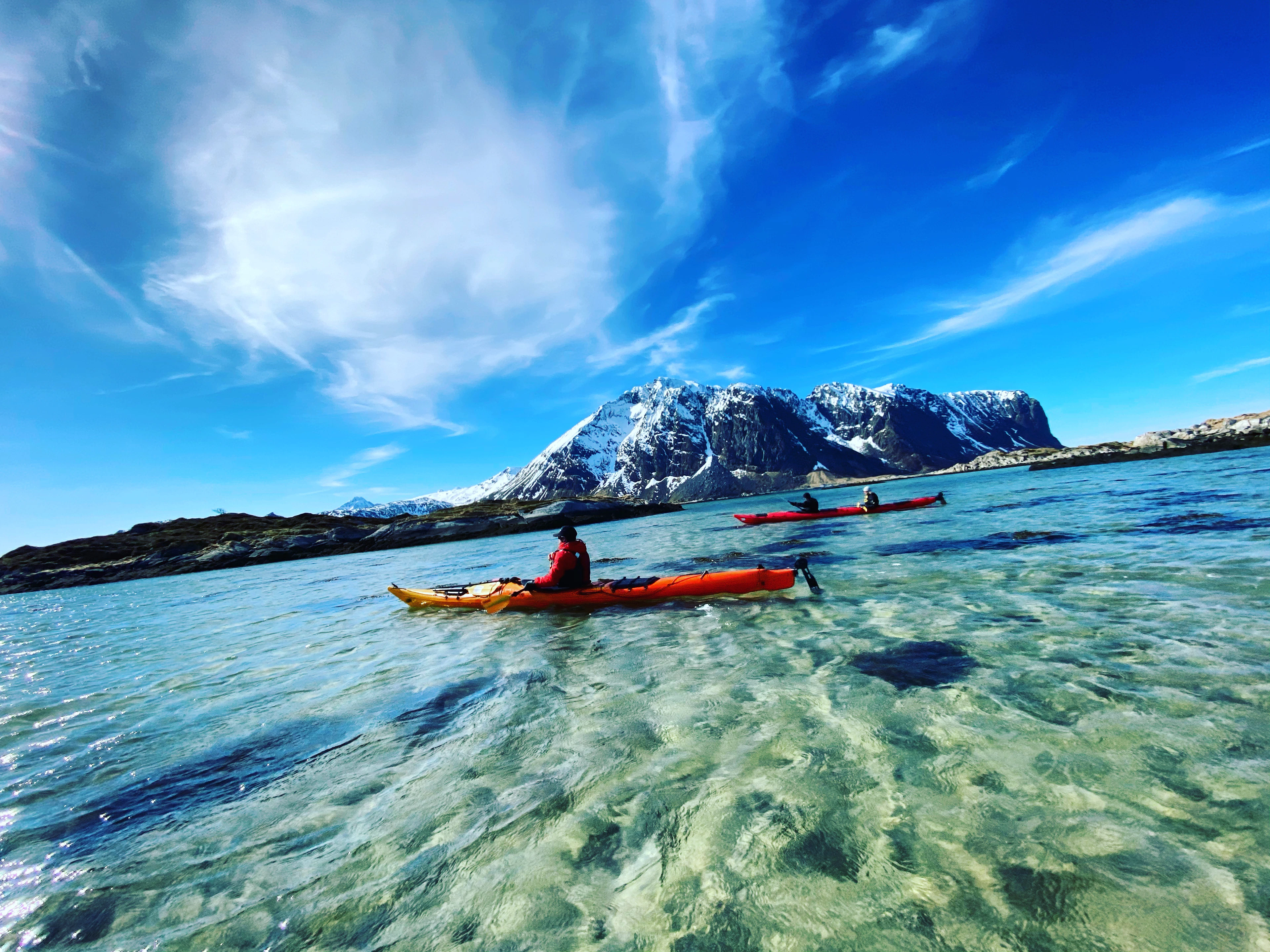 Ganztägige Combo, Kajak und Trekking mit Abseilen